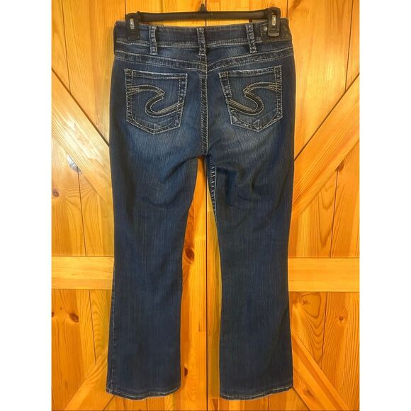 Silver Jeans Womens Size 30x34 Suki Boot Blue Denim (5799) - Picture 4 of 9